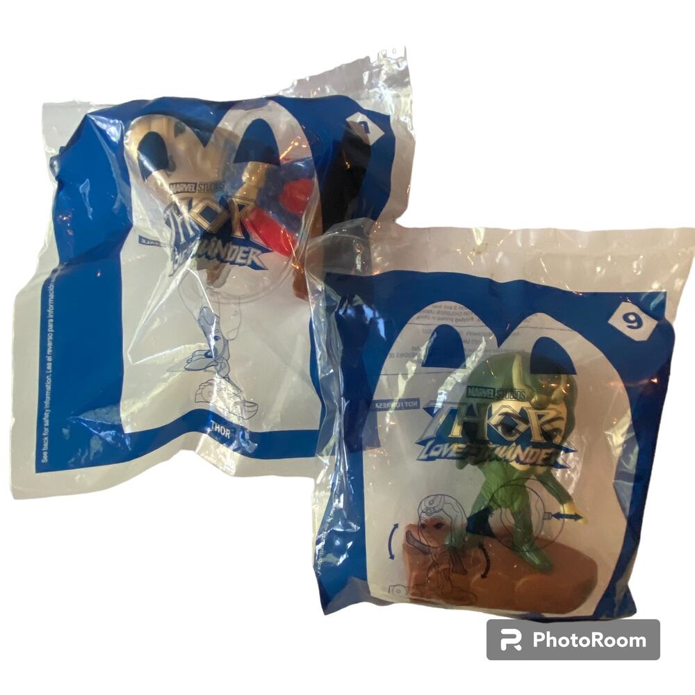 Marvel Thor Love and Thunder McDonalds Happy Meal Toy 2022 Combo Set 1 9